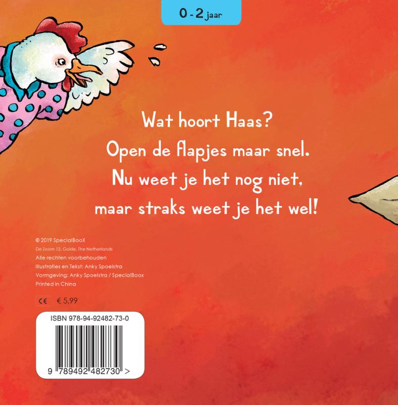 Achterkant van Wat hoort Haas?