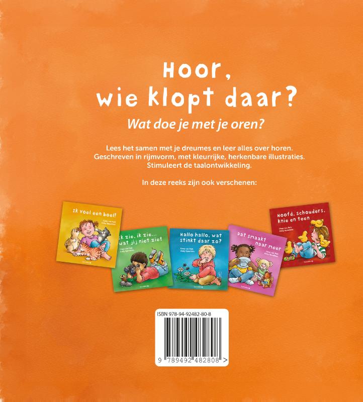 Achterkant van Hoor, wie klopt daar?