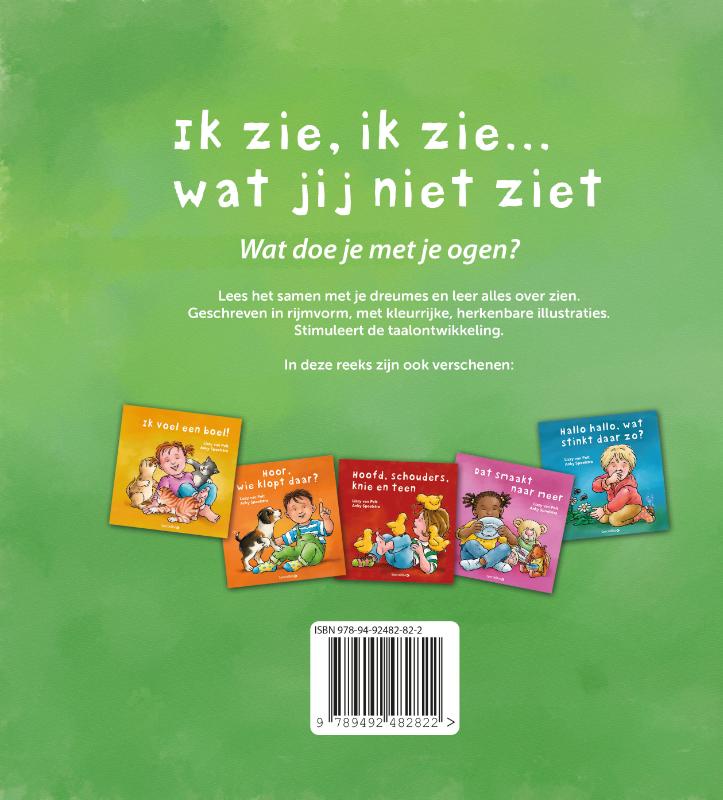 Achterkant van Ik zie, ik zie.. Wat jij niet ziet!