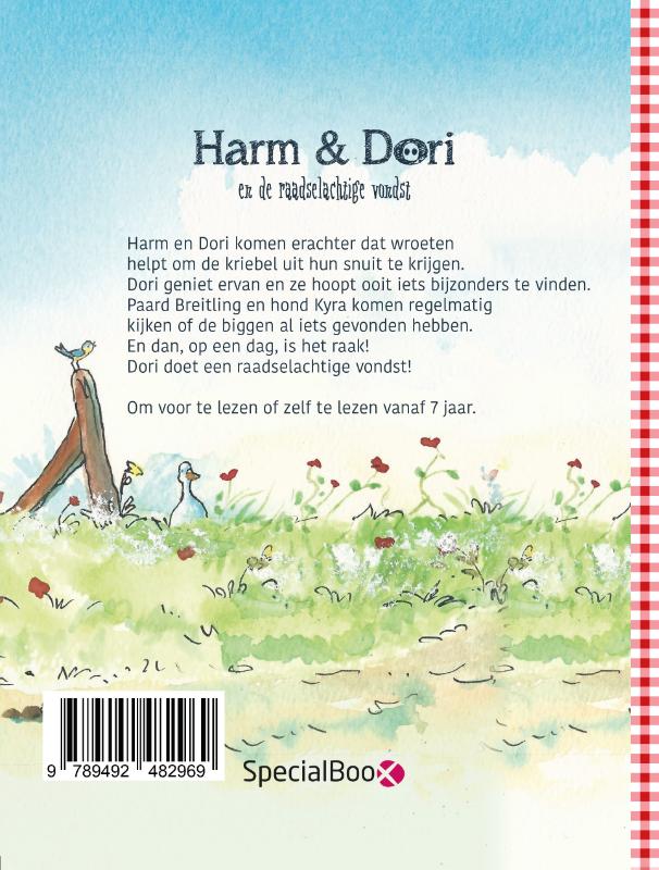 Achterkant van Harm & Dori en de raadselachtige vondst