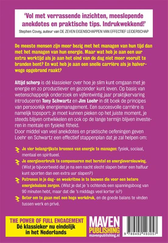 Achterkant van Altijd scherp