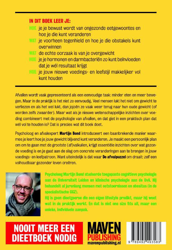 Achterkant van De afvalpuzzel