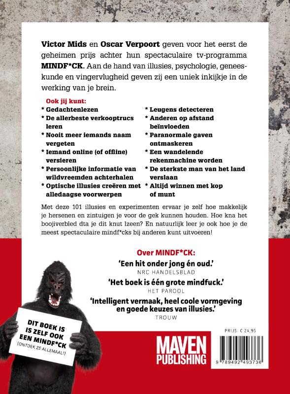 Achterkant van Mindf*ck