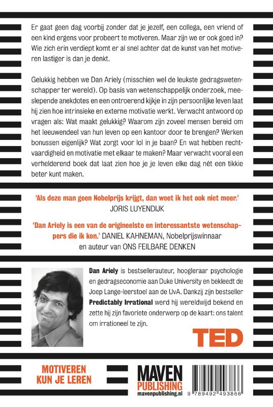 Achterkant van Motivatie
