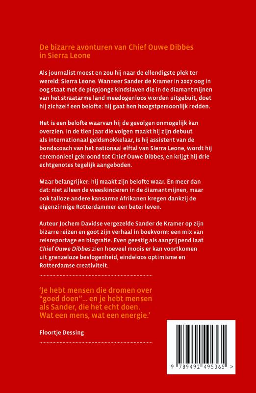Achterkant van Chief Ouwe Dibbes