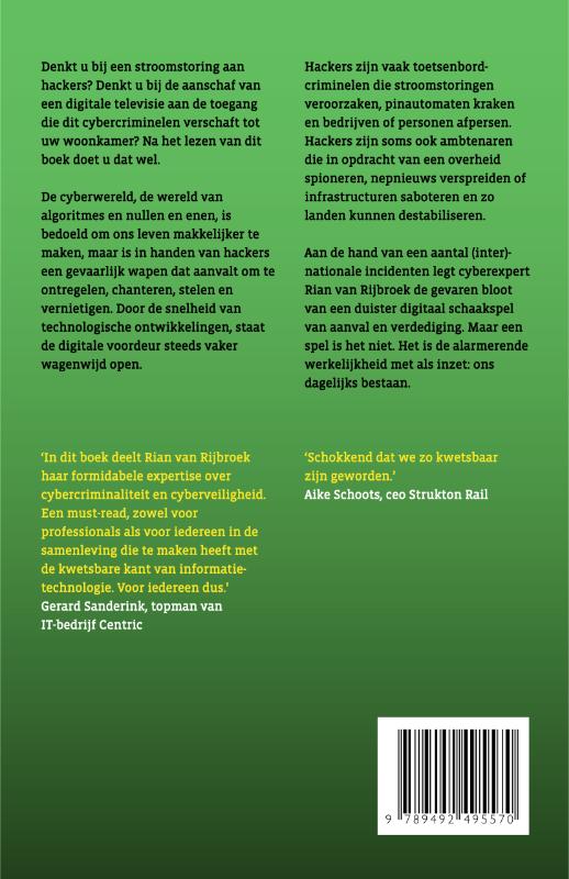 Achterkant van Unhacked