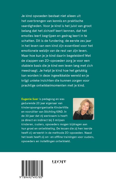 Achterkant van Gelukkig opvoeden doe je zo!