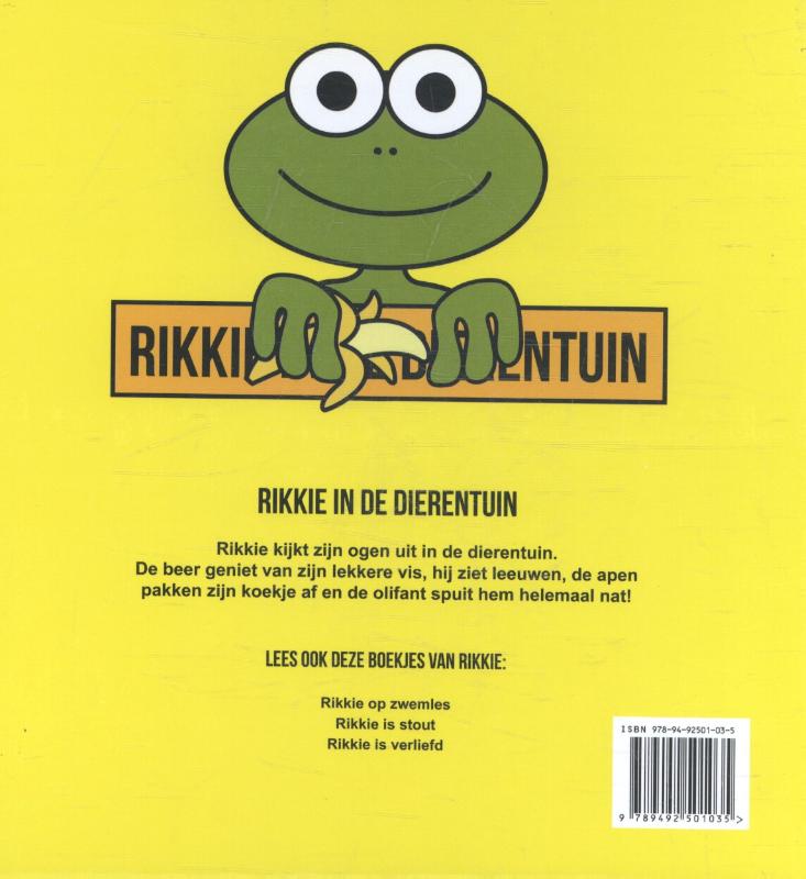 Achterkant van Rikkie in de dierentuin