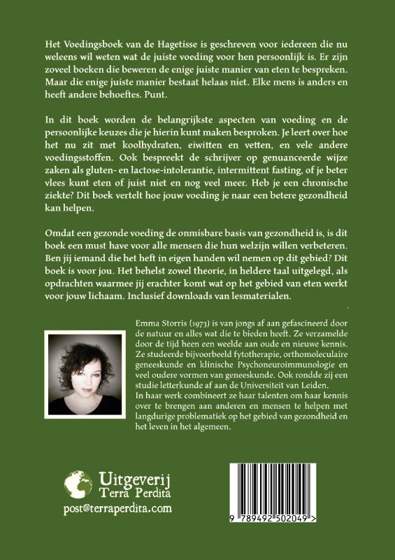 Achterkant van De Hagetisse's voedingsboek