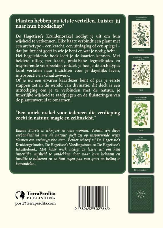 Achterkant van De Hagetisse's Kruidenorakel