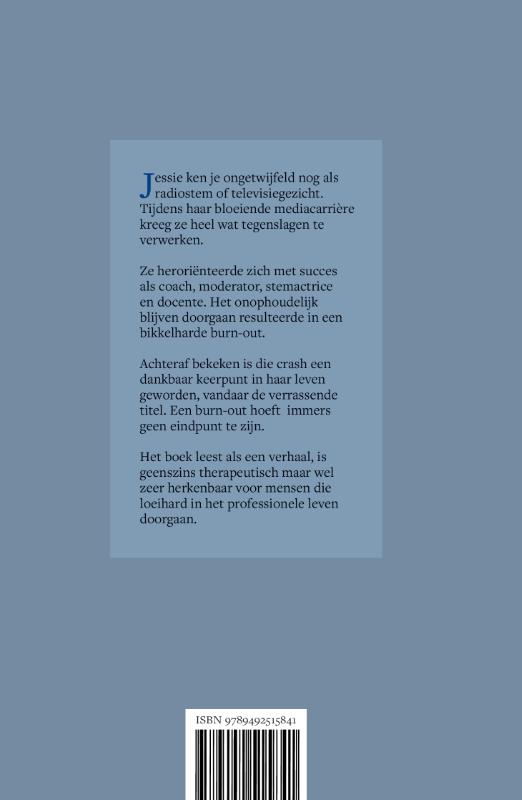 Achterkant van Leve de burn-out