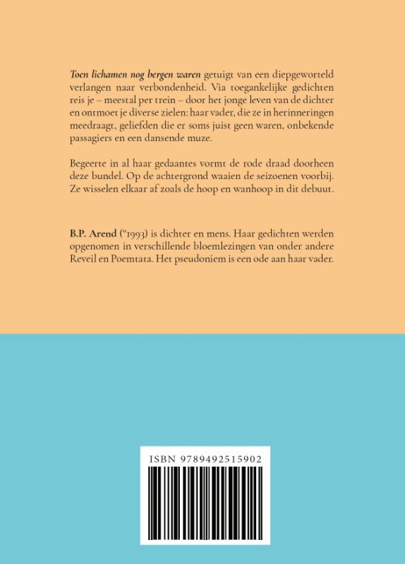 Achterkant van Toen lichamen nog bergen waren