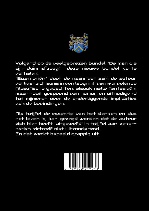 Achterkant van Bizarreriën