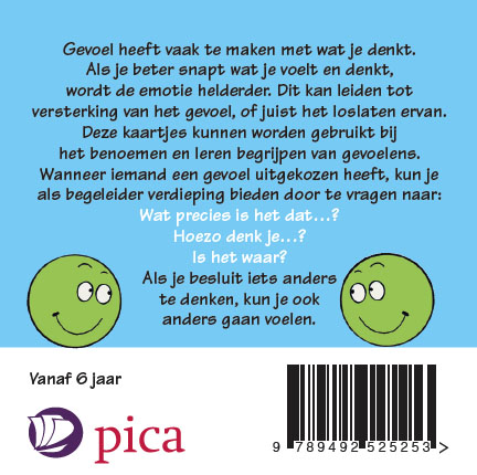 Achterkant van Wat voel je? Wat denk je?