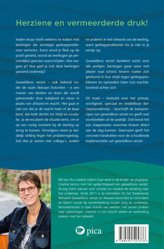 Achterkant van Geweldloos verzet