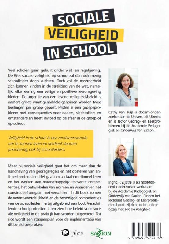 Achterkant van Sociale veiligheid in school
