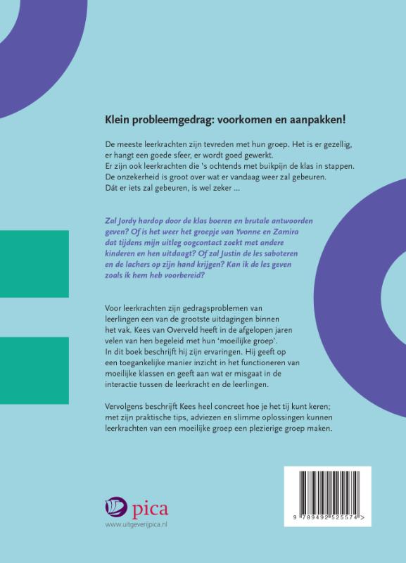 Achterkant van Gedragsoplossingen voor de moeilijke groep