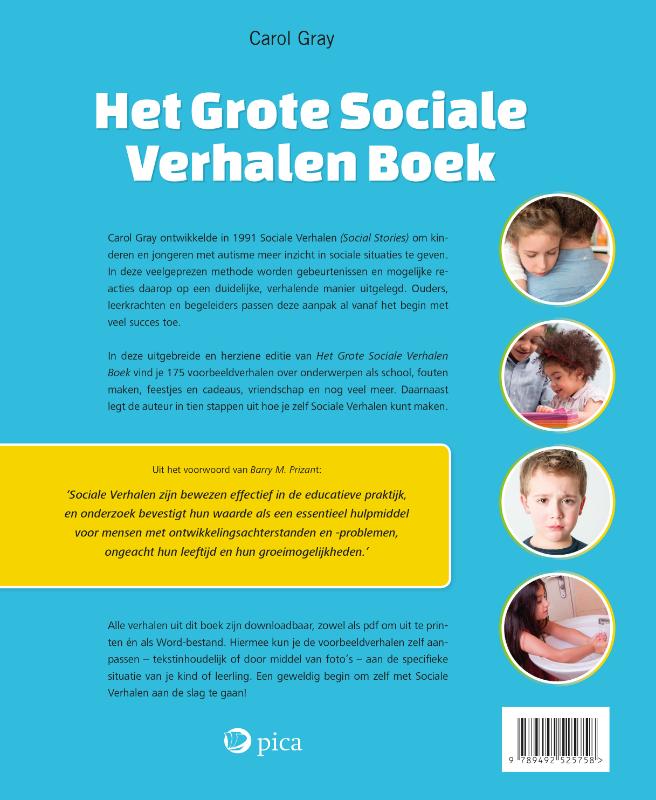 Achterkant van Het grote sociale verhalen boek