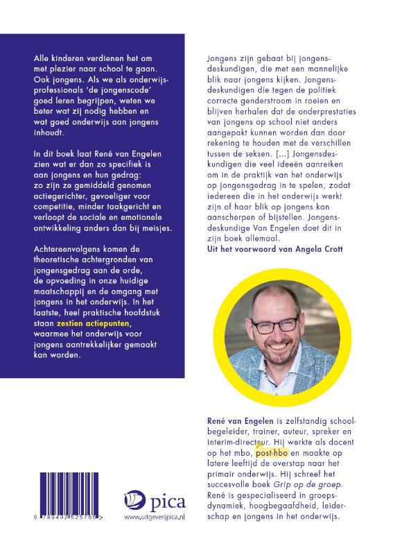 Achterkant van De jongenscode