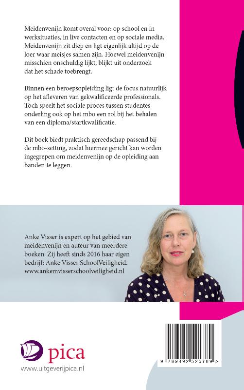 Achterkant van Meidenvenijn in het mbo
