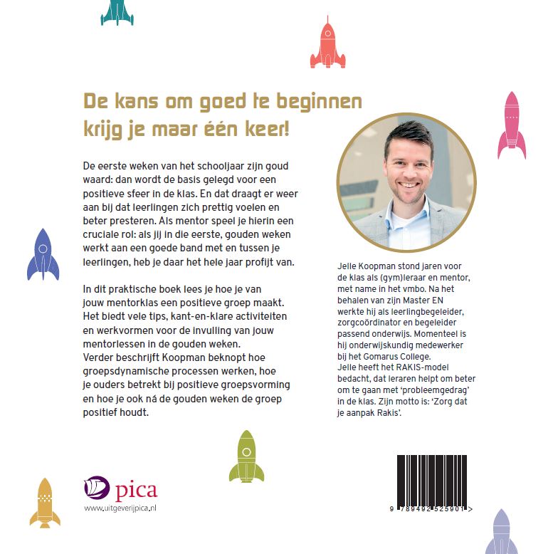 Achterkant van Een goede start in jouw mentorklas