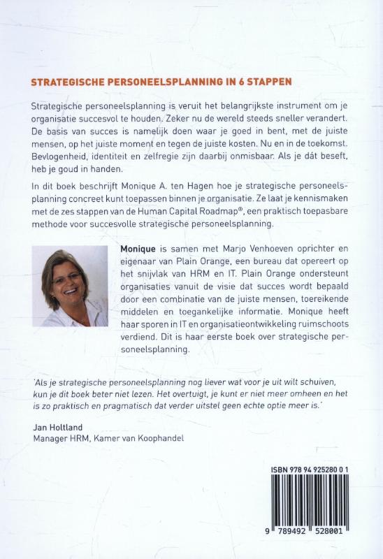 Achterkant van Strategische personeelsplanning in 6 stappen