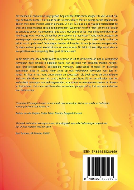 Achterkant van Verbindend vermogen-jubileumuitgave