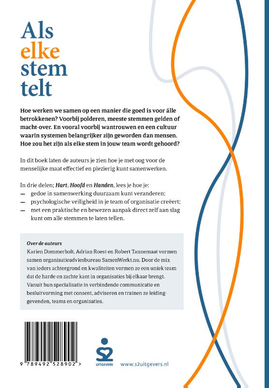 Achterkant van Als elke stem telt