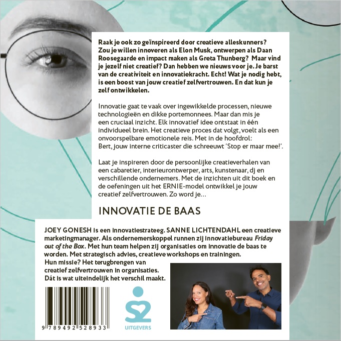 Achterkant van Innovatie de baas