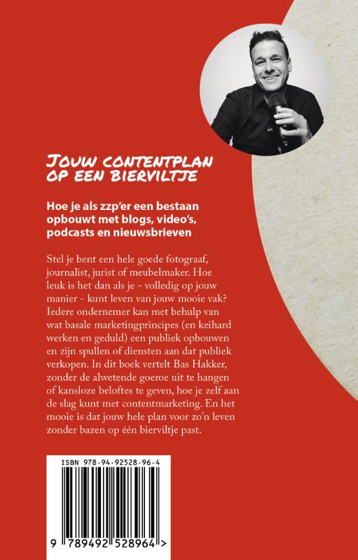 Achterkant van Jouw contentplan op een bierviltje