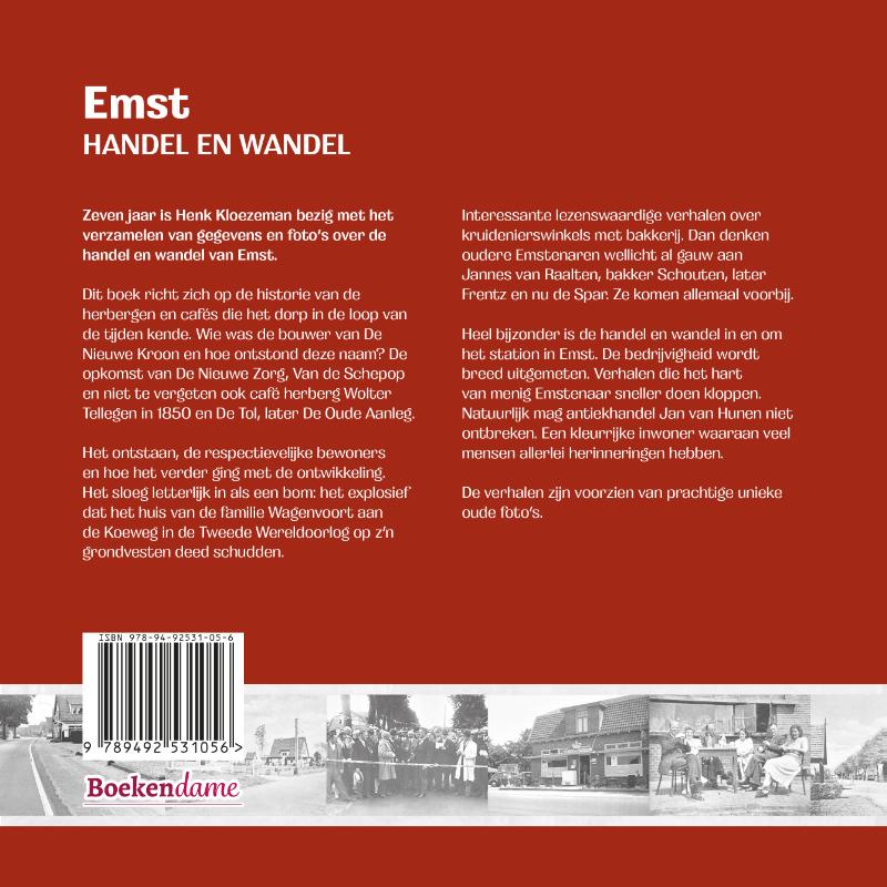 Achterkant van Emst Handel en Wandel