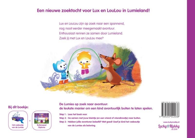 Achterkant van Op zoek naar avontuur