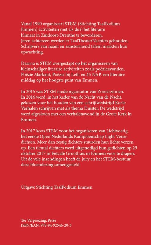 Achterkant van Lichtvoetig