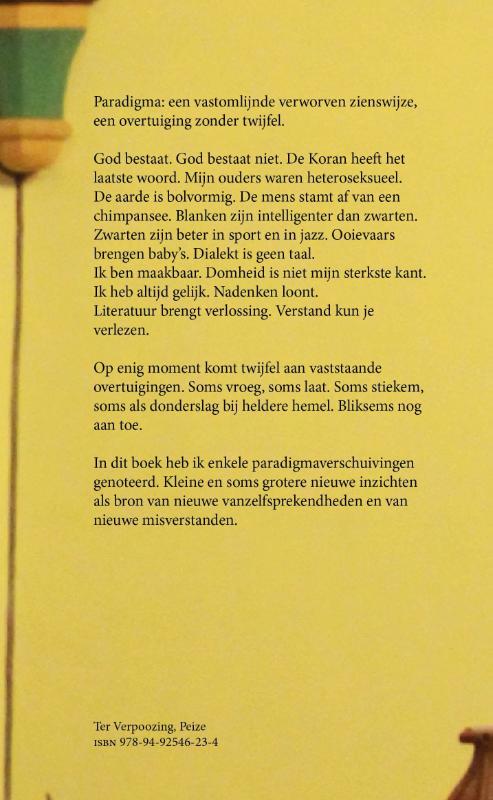 Achterkant van Paradigmaverschuiving
