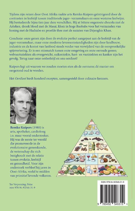 Achterkant van Het oerdieet