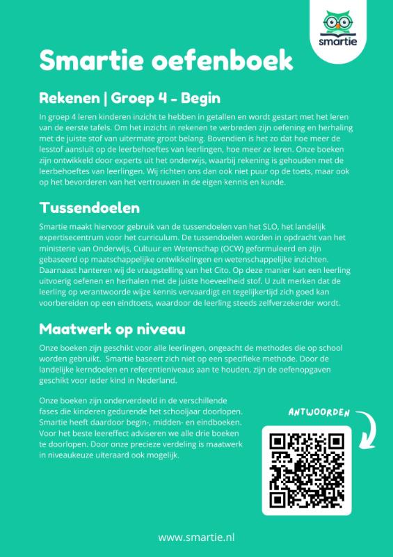 Achterkant van groep 4 - begin