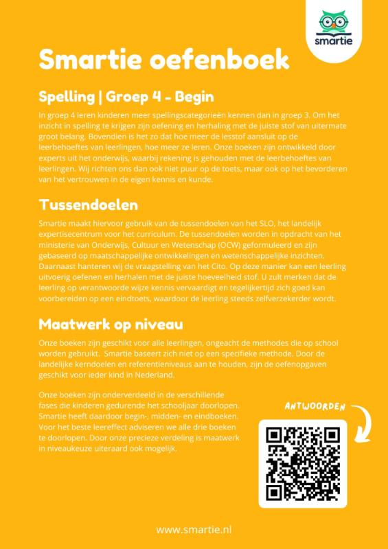 Achterkant van groep 4 - begin