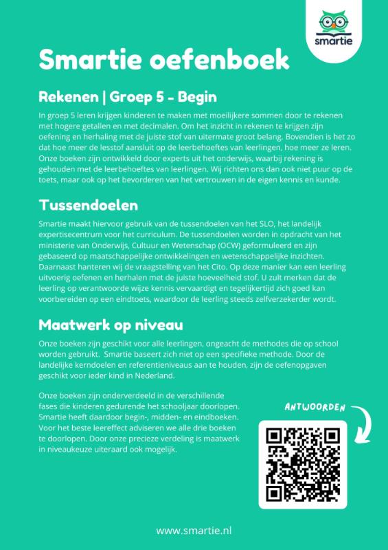 Achterkant van groep 5 - begin