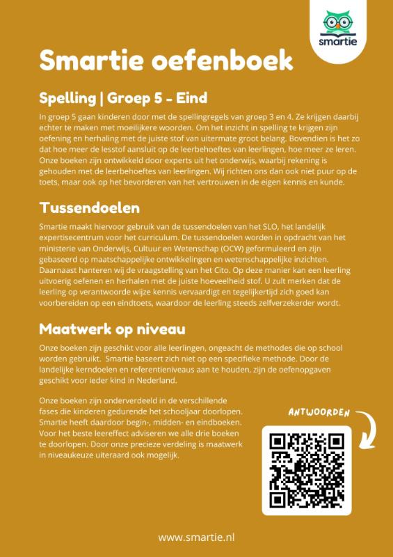Achterkant van groep 5 - eind