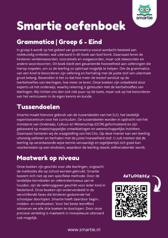Achterkant van groep 6 - eind