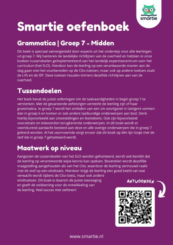 Achterkant van groep 7 - midden
