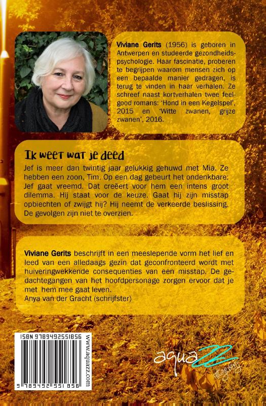 Achterkant van Ik weet wat je deed