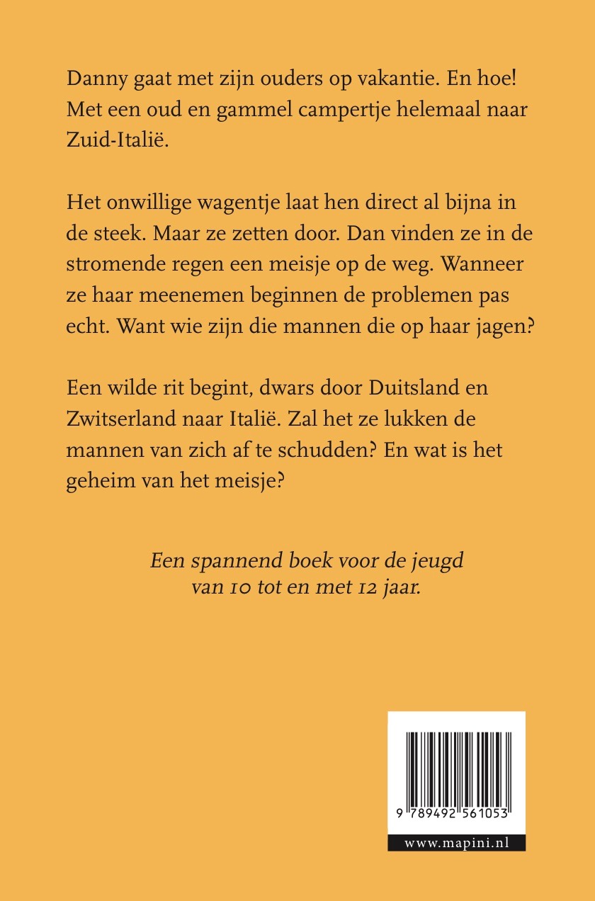 Achterkant van De onvergetelijke reis