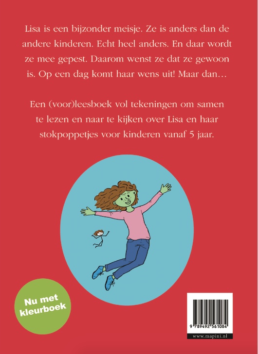 Achterkant van Lisa en de Stokpoppetjes