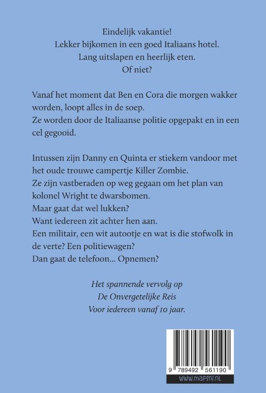 Achterkant van Operatie Groene Erwt
