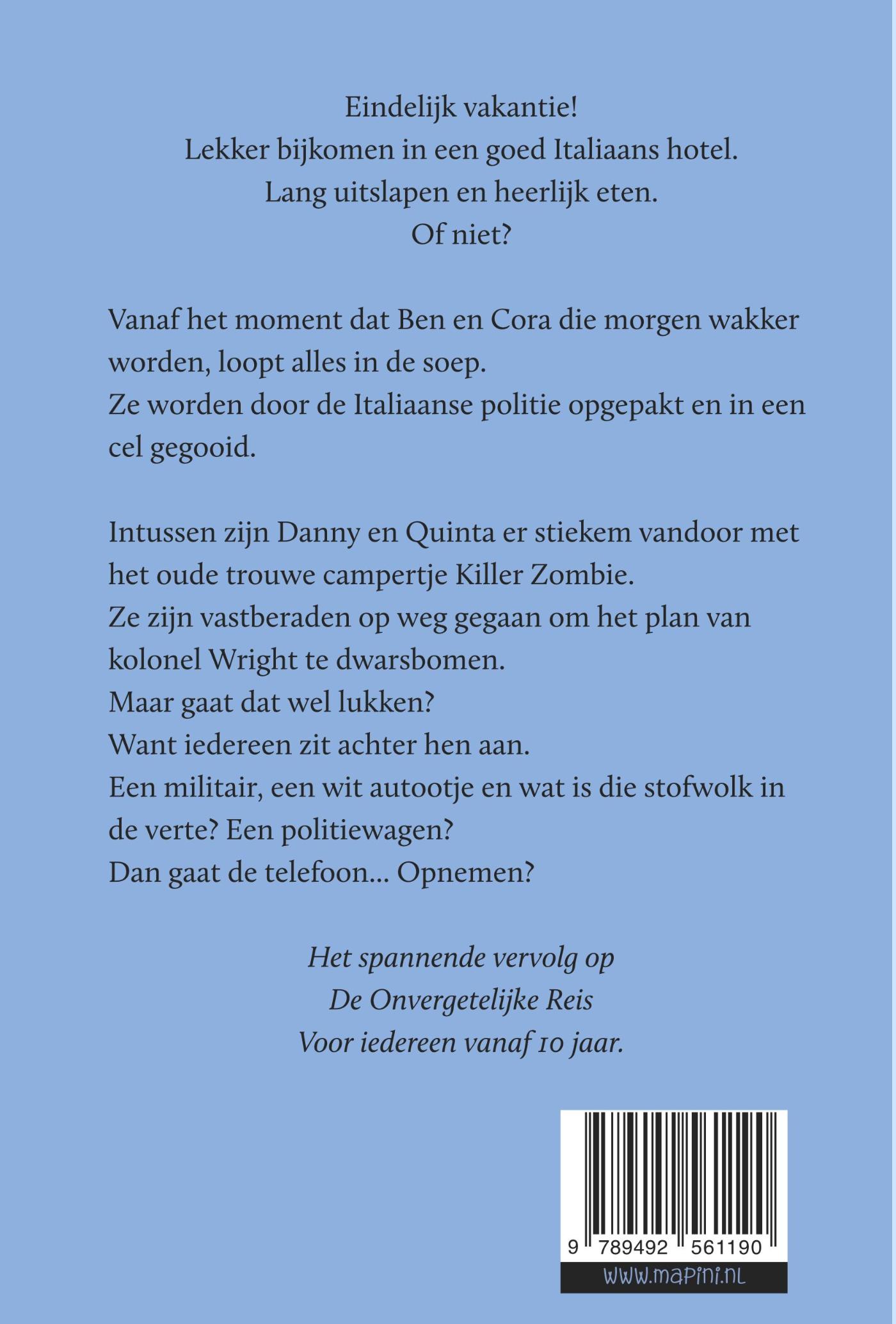 Achterkant van Operatie Groene Erwt