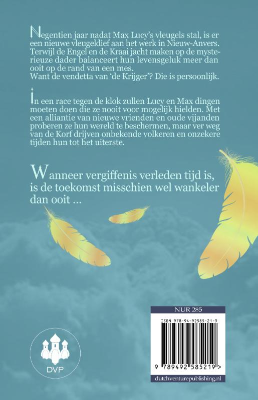 Achterkant van Verstrengelde vleugels