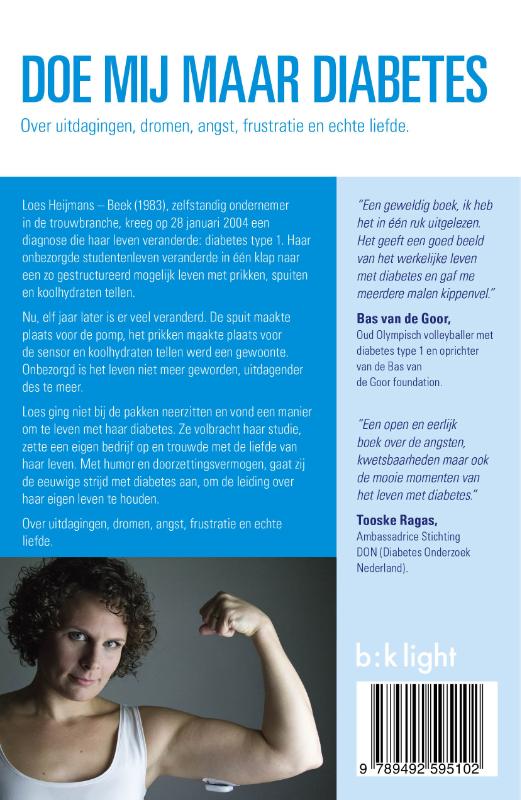 Achterkant van Doe mij maar diabetes