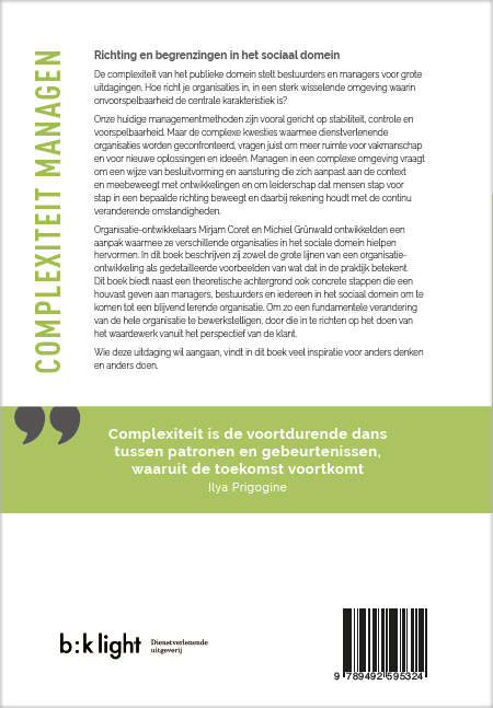 Achterkant van Complexiteit managen