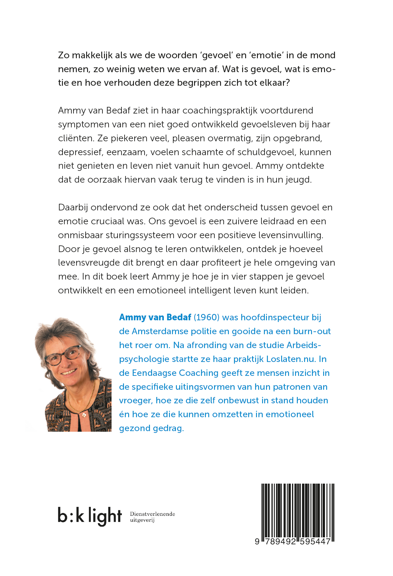 Achterkant van Grip op gevoel en emotie